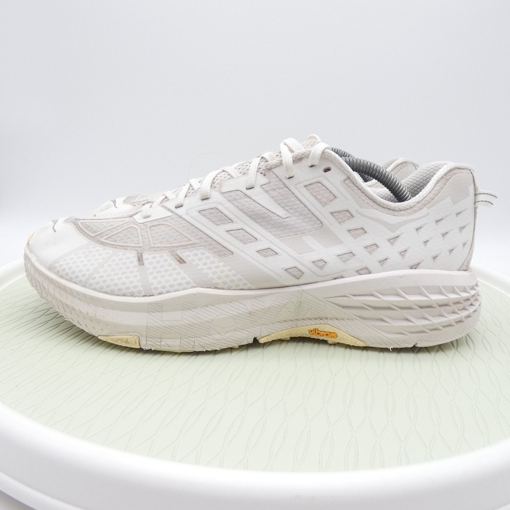 Hoka One One Speedgoat 2 TS White Eggnog Trail Running Shoes 1171910 GTF